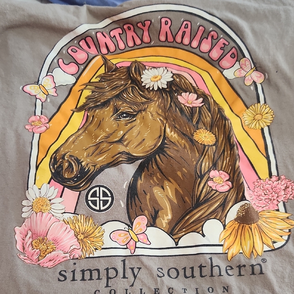 Simply Southern Country Raised Graphic Tee